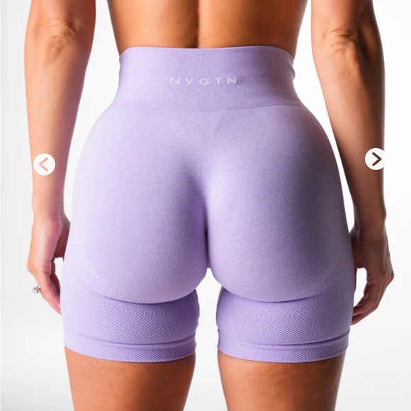 NVGTN Pants - NVGTN Lavender Seamless High-Waist Athletic Bike Shorts